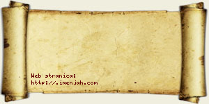 Tijana Čakaranović vizit kartica